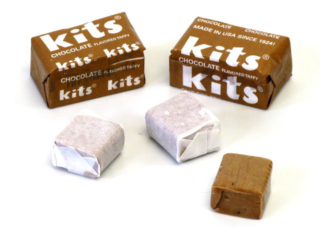 Kits Taffy - Chocolate - 1 piece