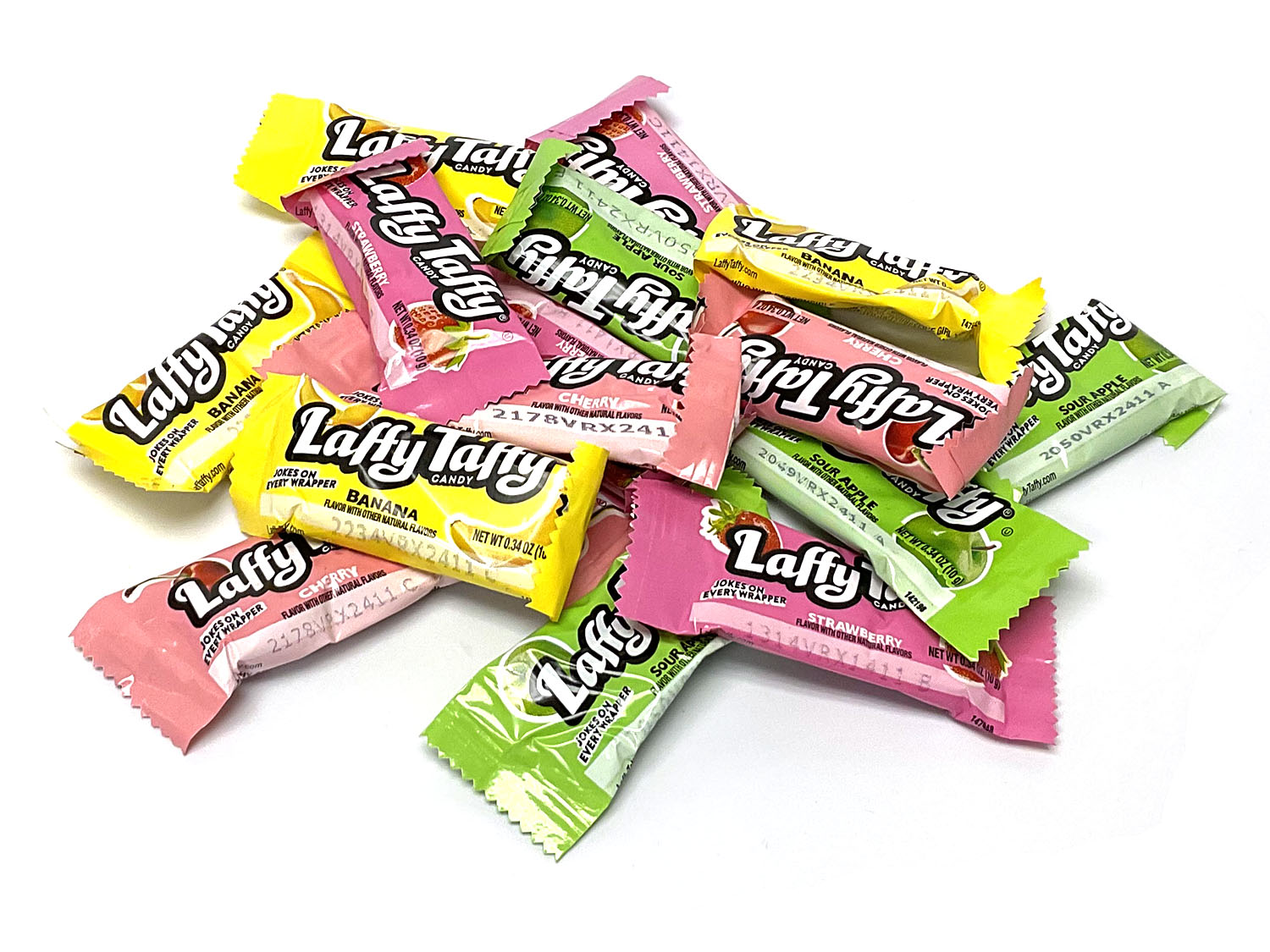 Laffy Taffy - bite-size assorted flavors - plastic tub of 145