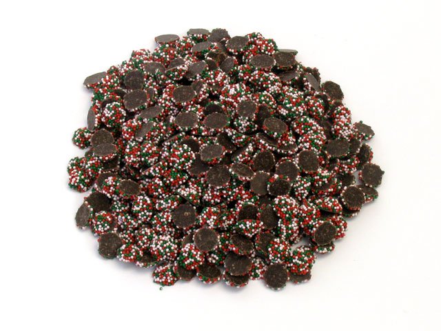 Christmas Mini Nonpareils - bulk 2 lb bag