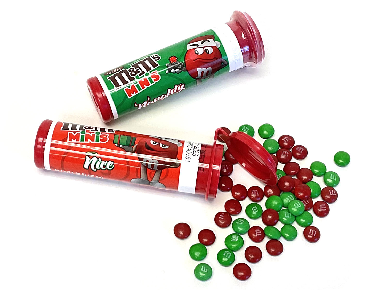 M&M Mini Christmas Tube - 1.08 oz