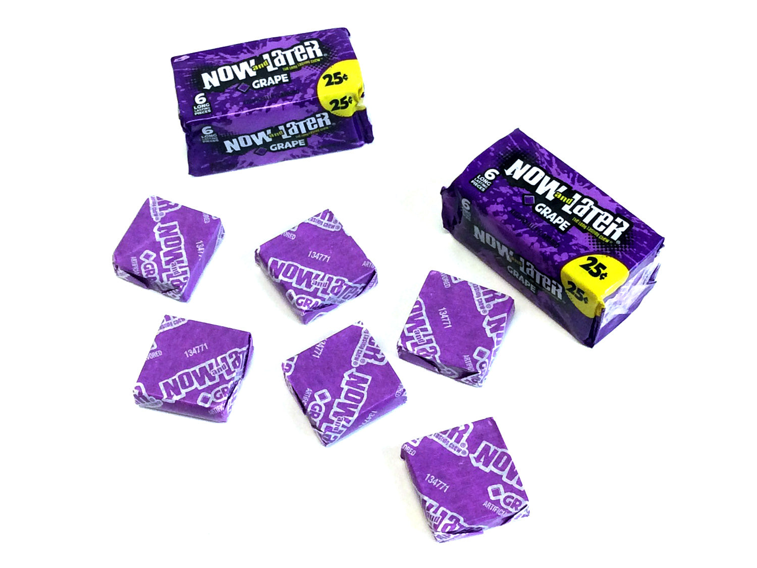 Now & Later - grape - 0.93 oz pkg