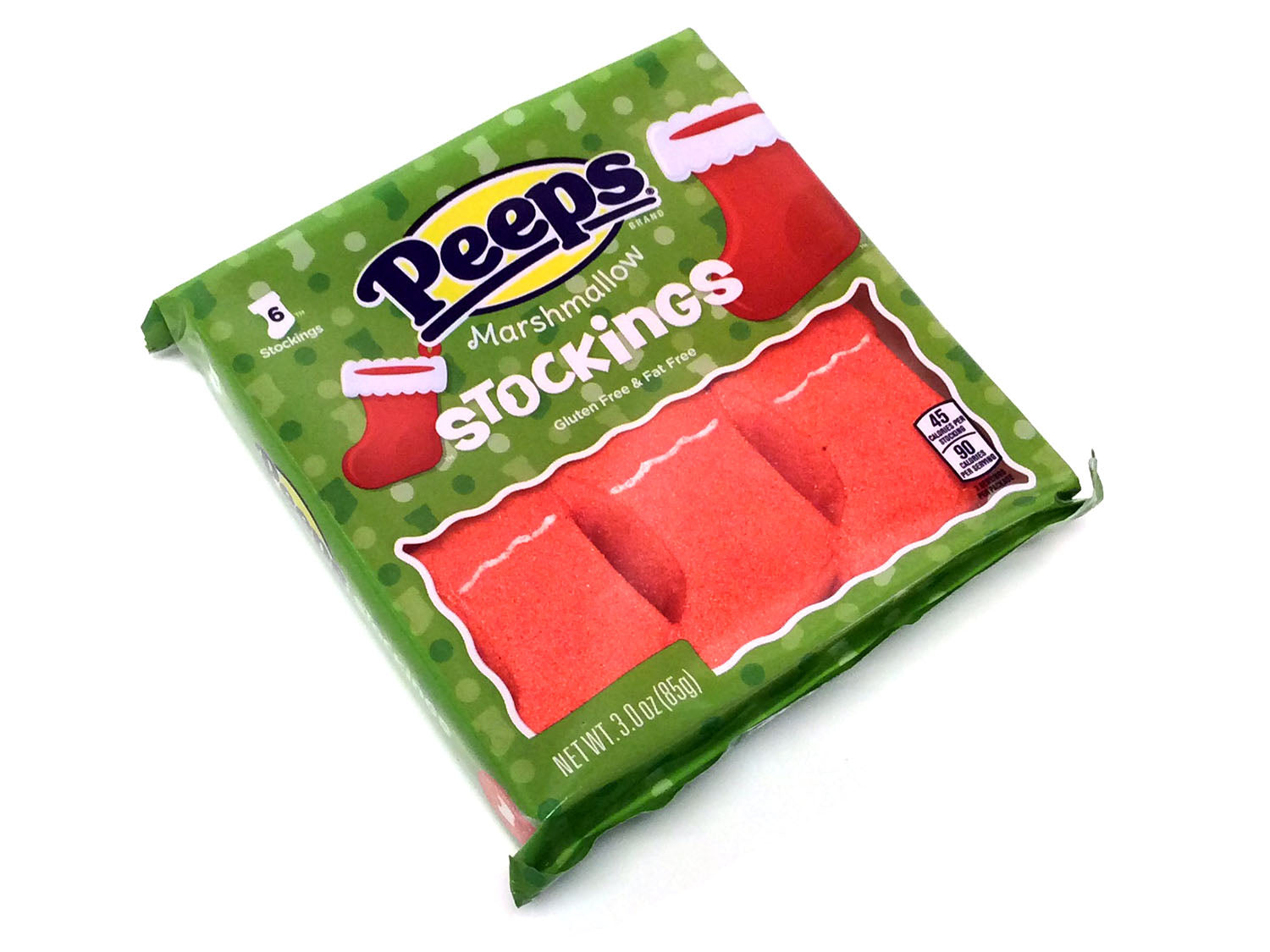 Peeps Christmas Stockings - 3 oz box of 6