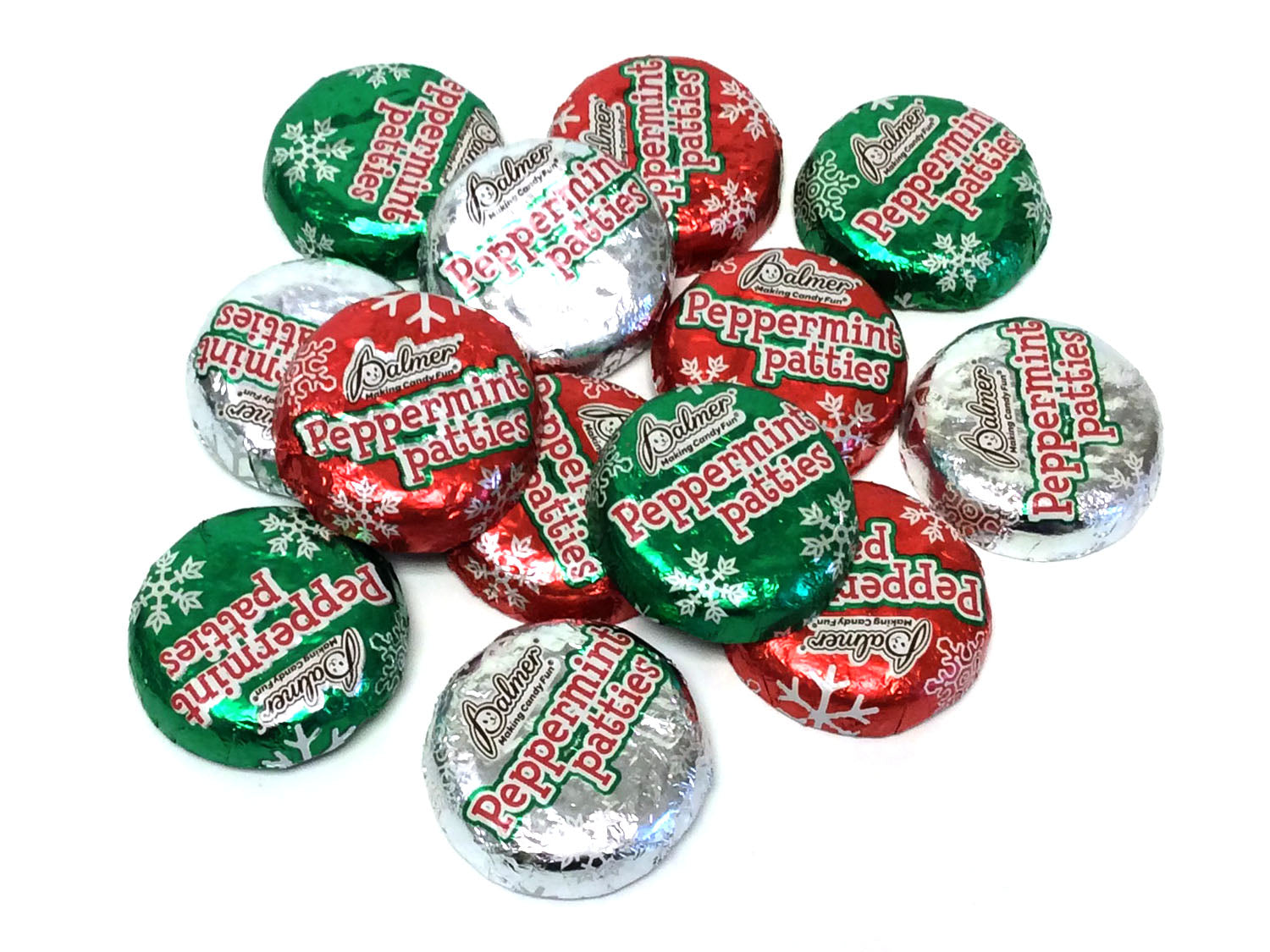 Holiday Peppermint Patties - bulk 2 lb bag