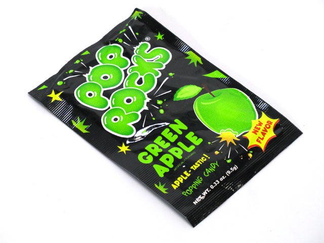 Pop Rocks - green apple - 0.33 oz pkg