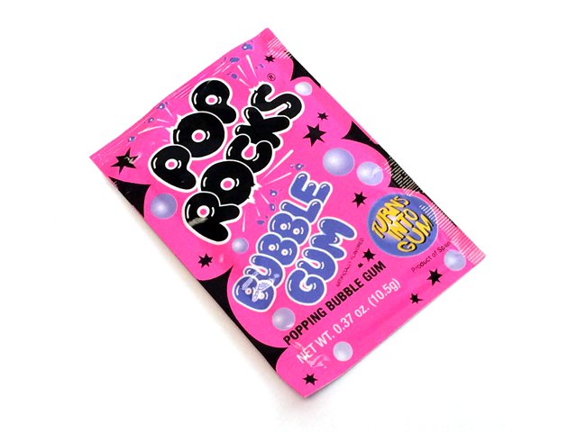 Pop Rocks - bubble gum - 0.37 oz pkg