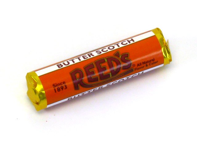 Reed's Candy Rolls - 1.01 oz butterscotch