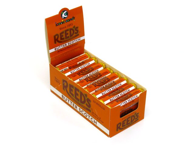 Reed's Candy Rolls - 1.01 oz butterscotch