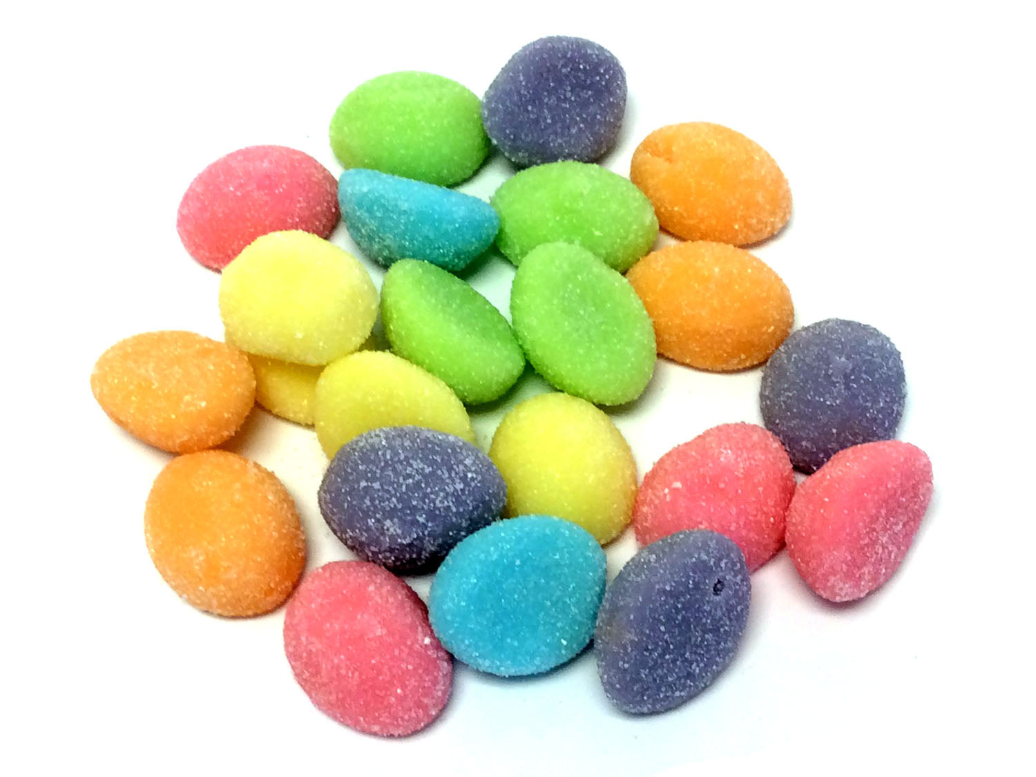 Sanded Gummi Eggs - bulk 2 lb bag