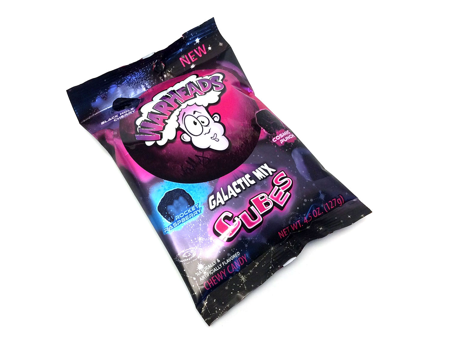 Warheads Galactic Cubes - 4.5 oz bag