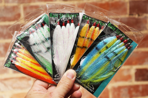 Bait Stalker Jigs: Artificial Lures for Catching Catfish, 3-Pack, Tasty Goldfish / 1 oz