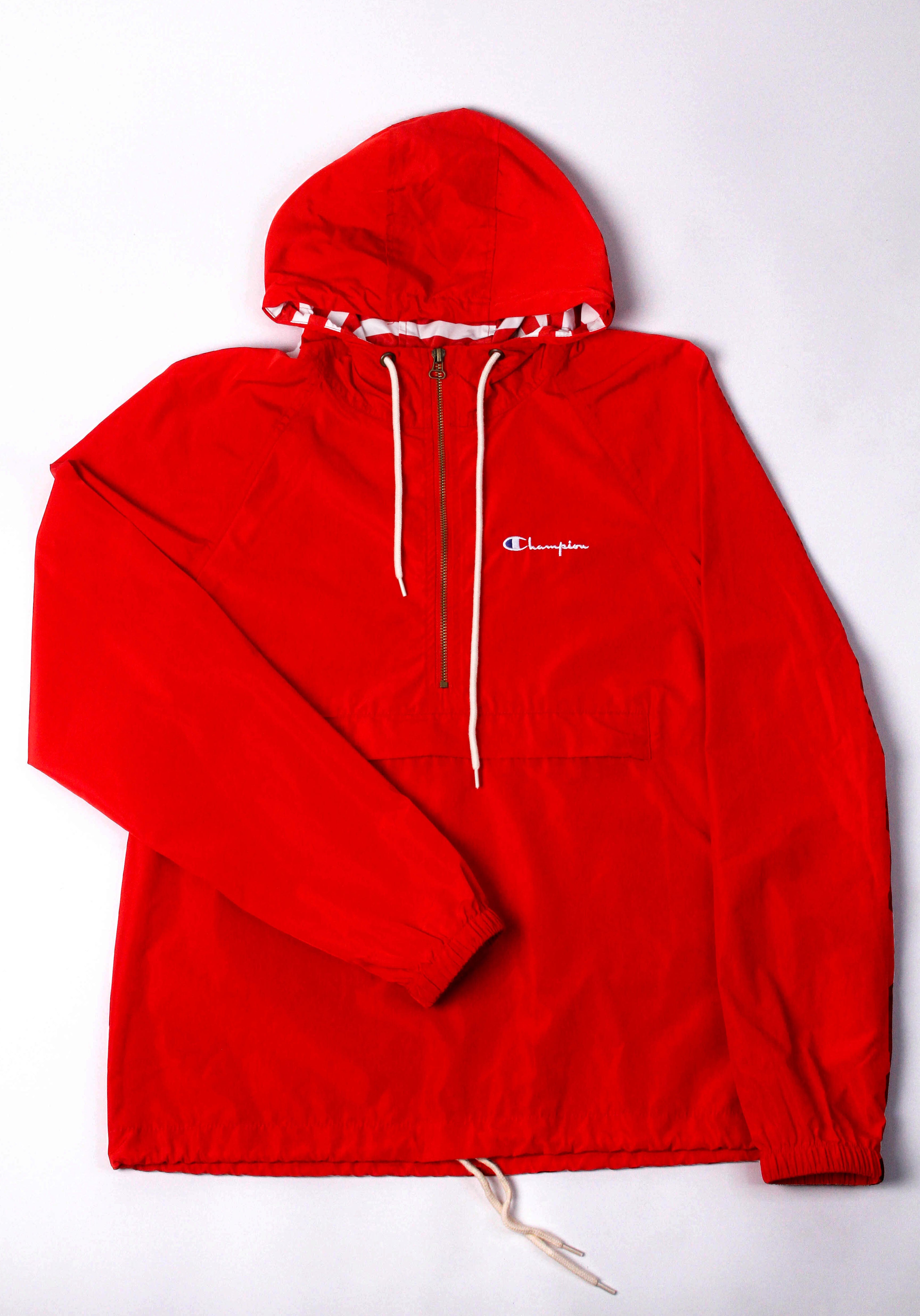 champion windbreaker zip up