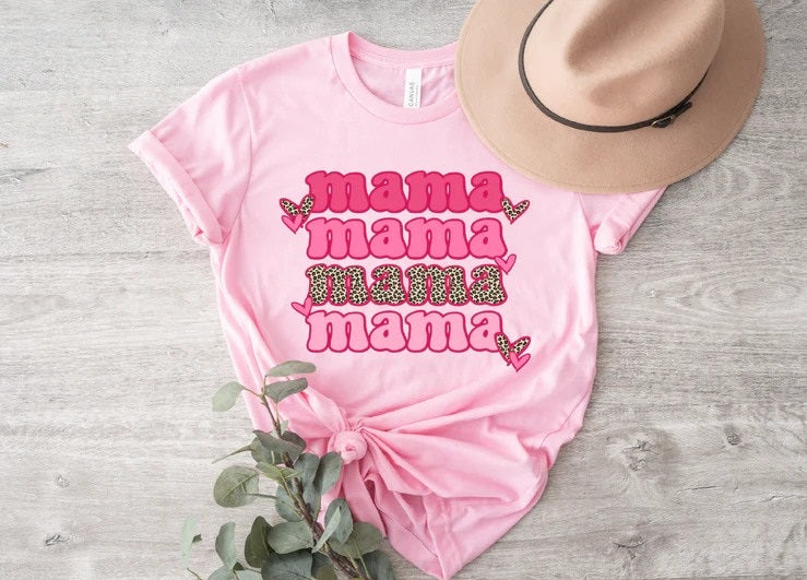 Valentine's Day Graphic Tee - Mama Hearts