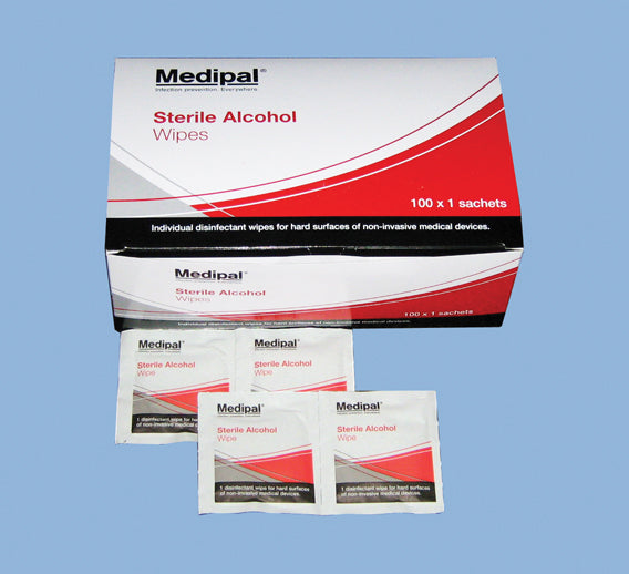 sterile alcohol wipes