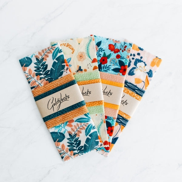 Eco-friendly, sustainable beeswax wraps
