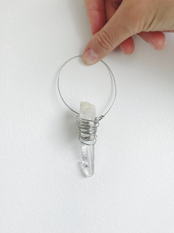 crystal quartz ornament