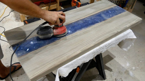 sanding resin table