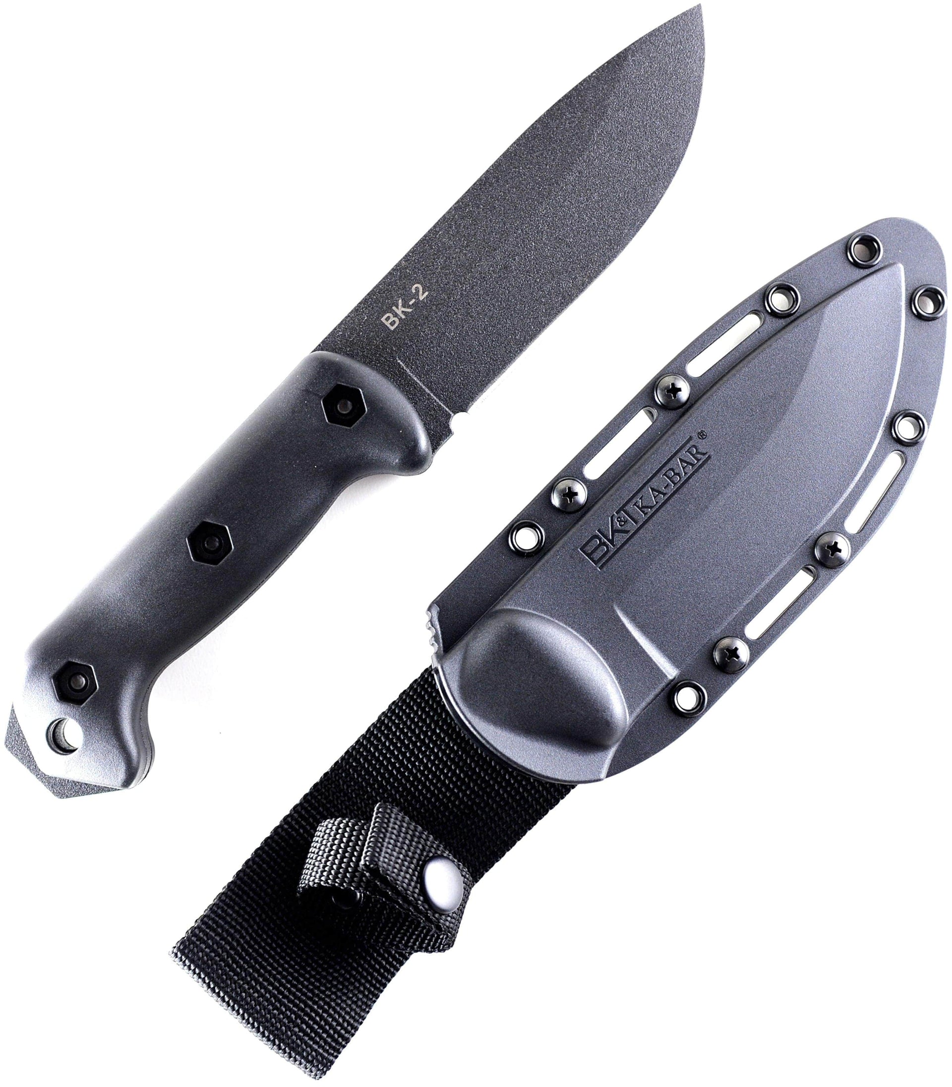 KA-BAR BK2 Becker Companion Fixed Blade Survival Knife, Hard Plastic S ...