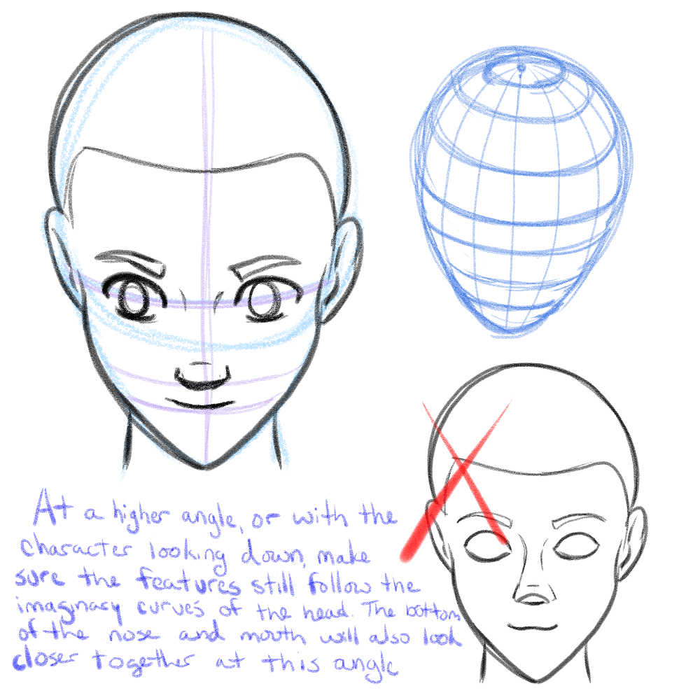 Drawing the head and face from every angle by JJWho - Make better art |  CLIP STUDIO TIPS