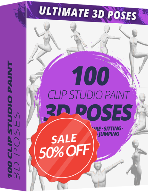 Ultimate 3D Poses Pack For CLIP STUDIO PAINT– Graphixly