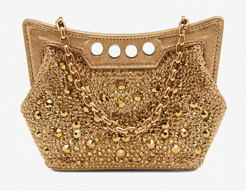 Alexander McQueen gold bag