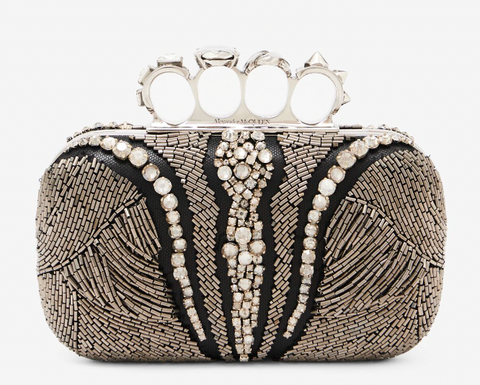 Alexander McQueen embellished clutch