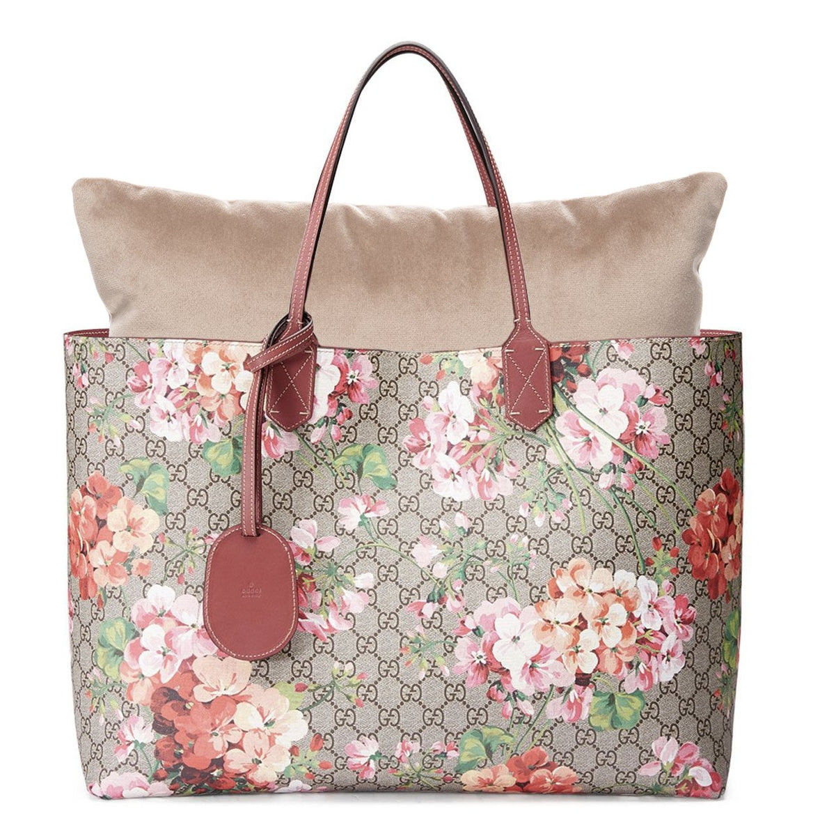 gucci purse with pink flowers