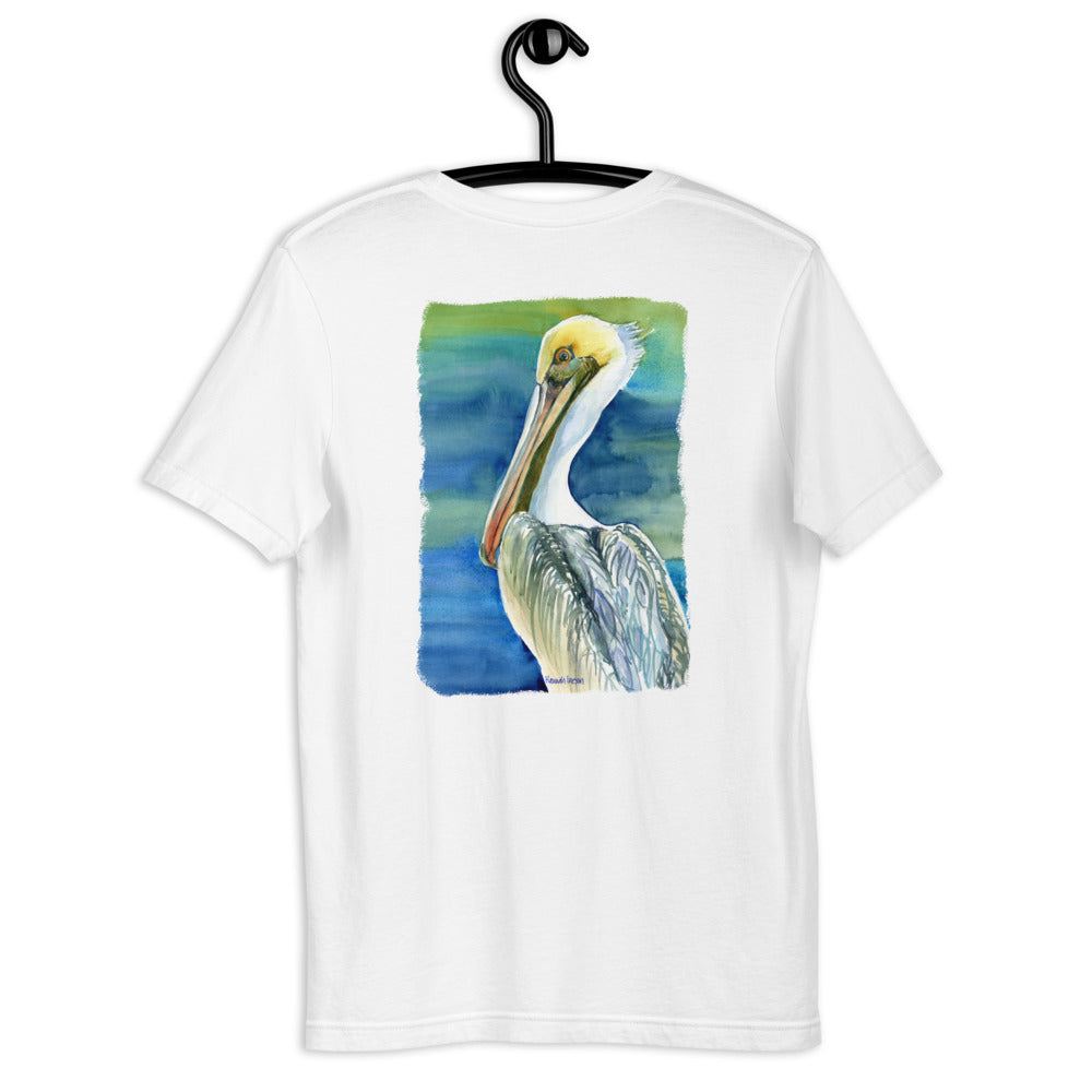 Louisiana Pelican State Feminine Pelican Womens Graphic T Shirt Tees Brisco  Brands 