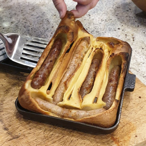 Toad in the Hole Cooked