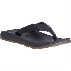 black chaco flip flops