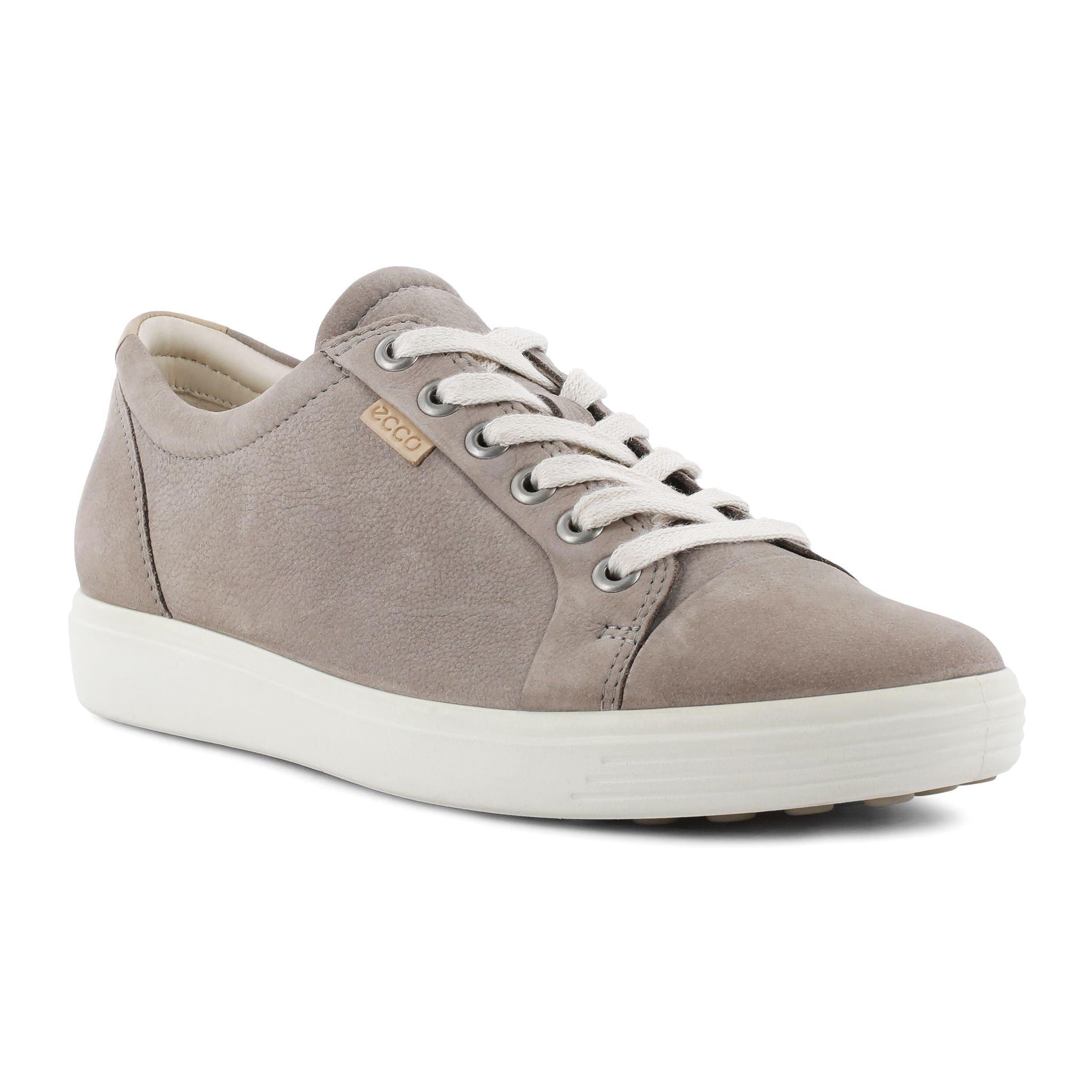 Ecco Soft 7 Sneaker - Warm Grey | Comfortable Shoes – Pedestrian Shops