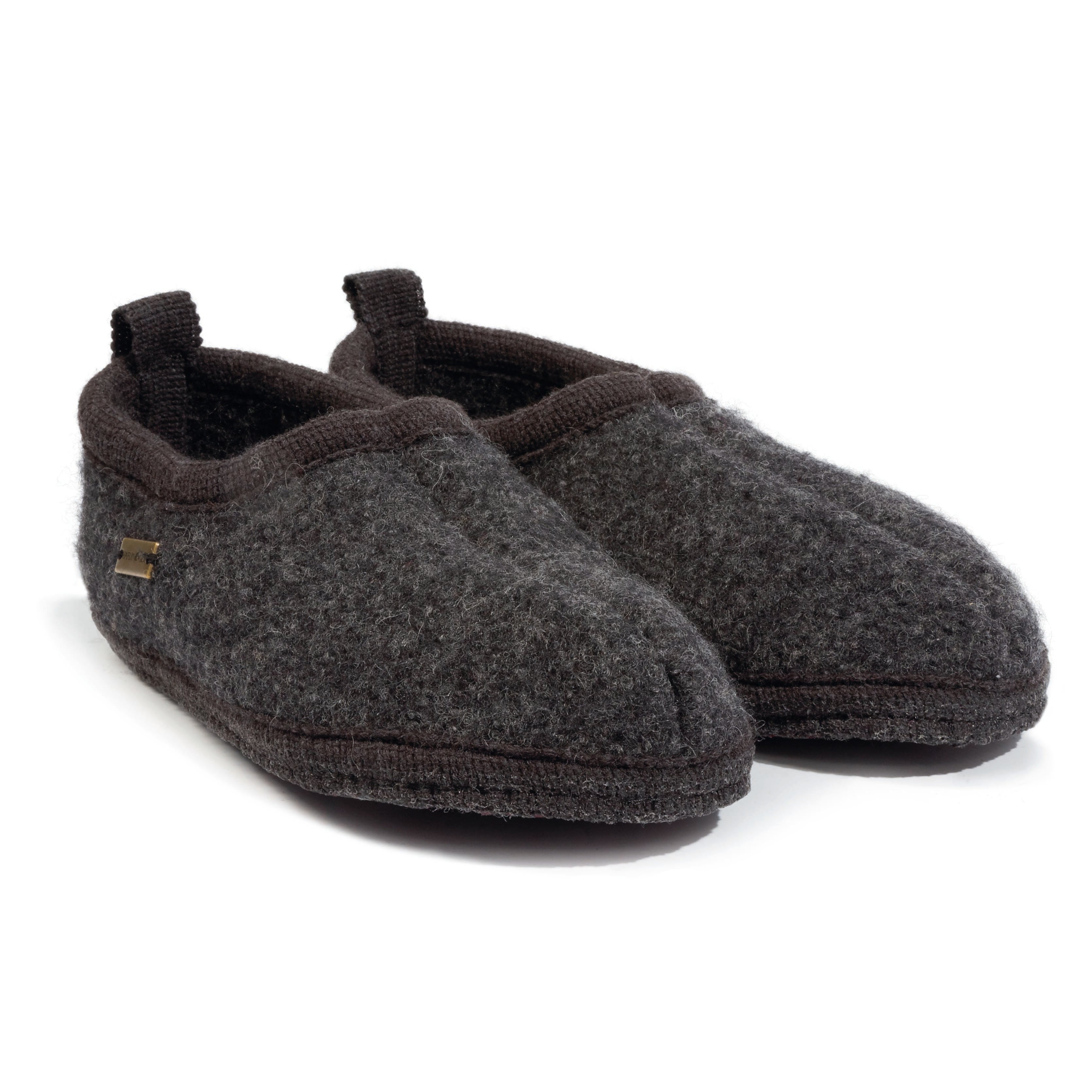 Haflinger Freddie Slipper - Charcoal 