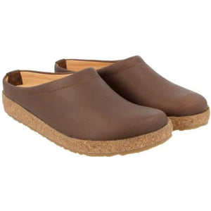 haflinger leather clogs