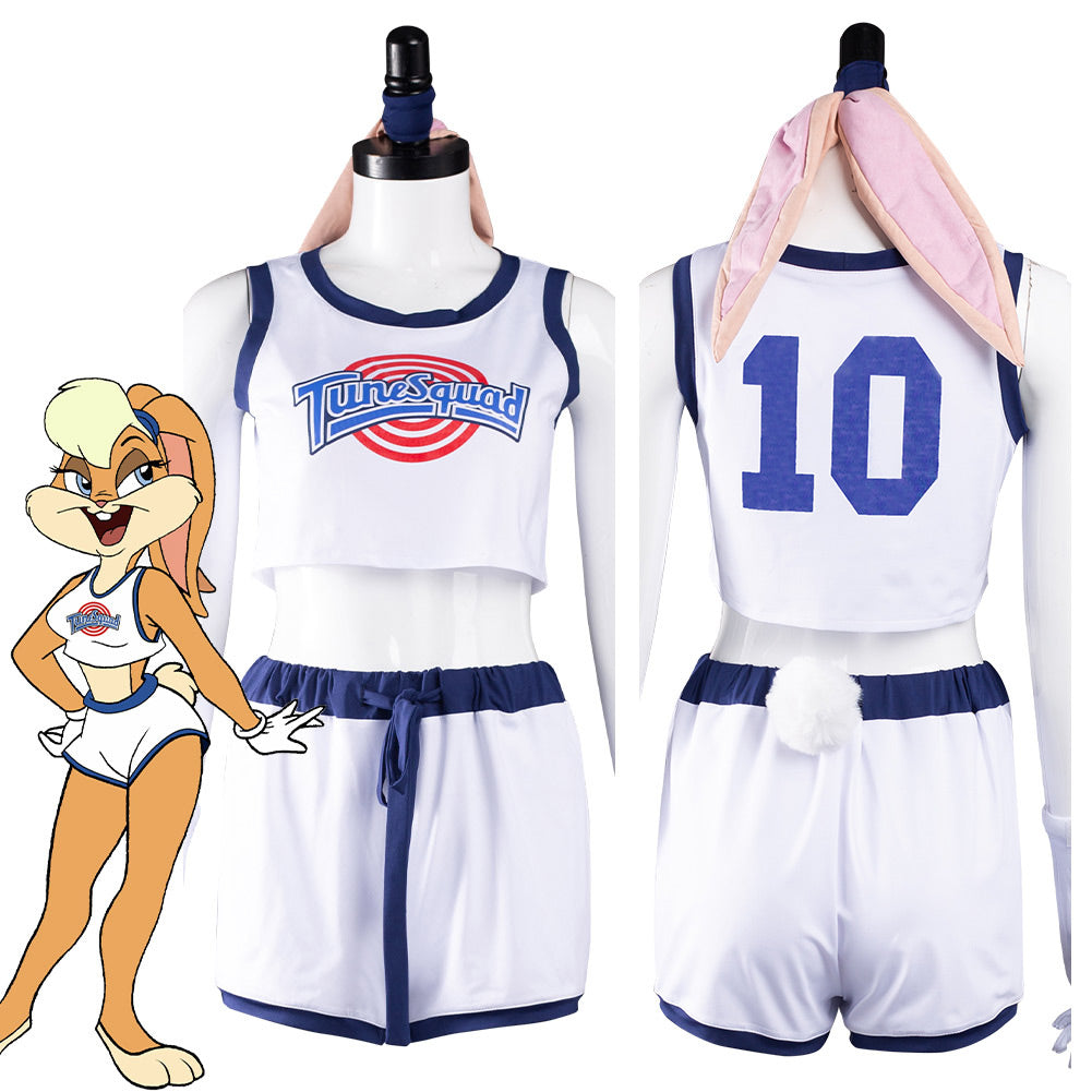 Space Jam Lola Bunny Girl Outfits Halloween Carnival Suit Cosplay Cost