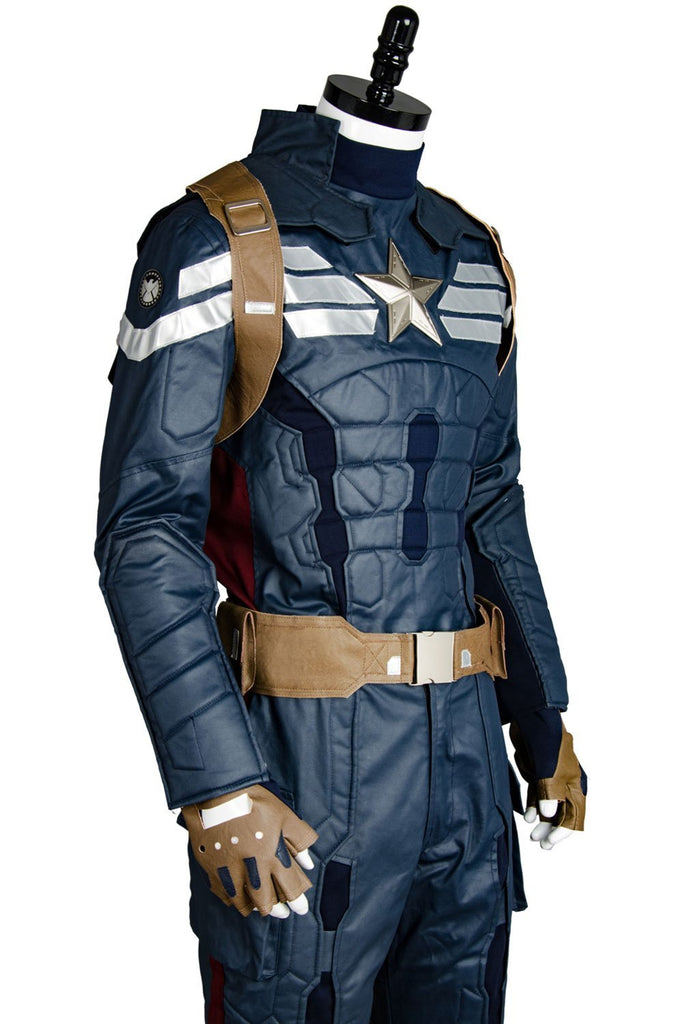 Captain America 2 The Winter Soldier Steve Rogers Uniform Outfit