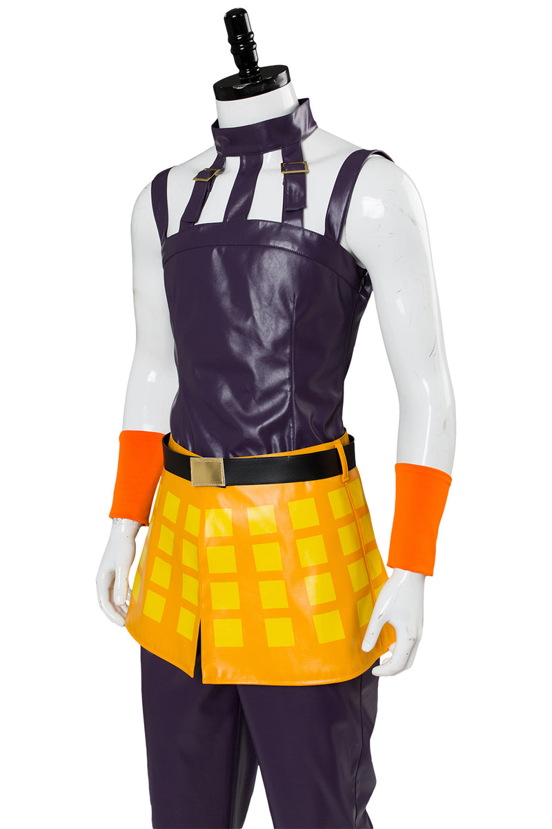 Jojos Bizarre Adventure Golden Wind Narancia Ghirga Cosplay Costume 7128