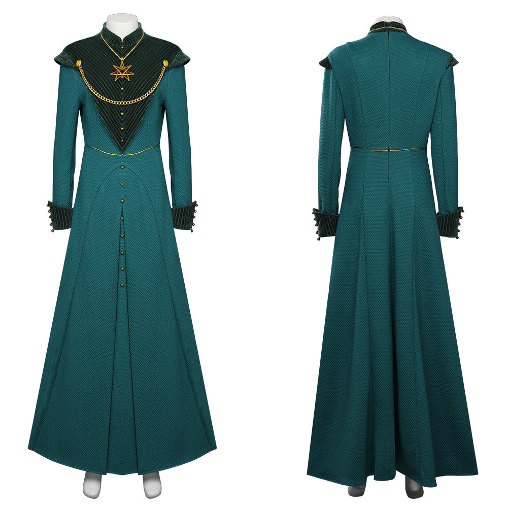 House of the Dragon Alicent Hightower Cosplay Costume Dress Outfits Ha