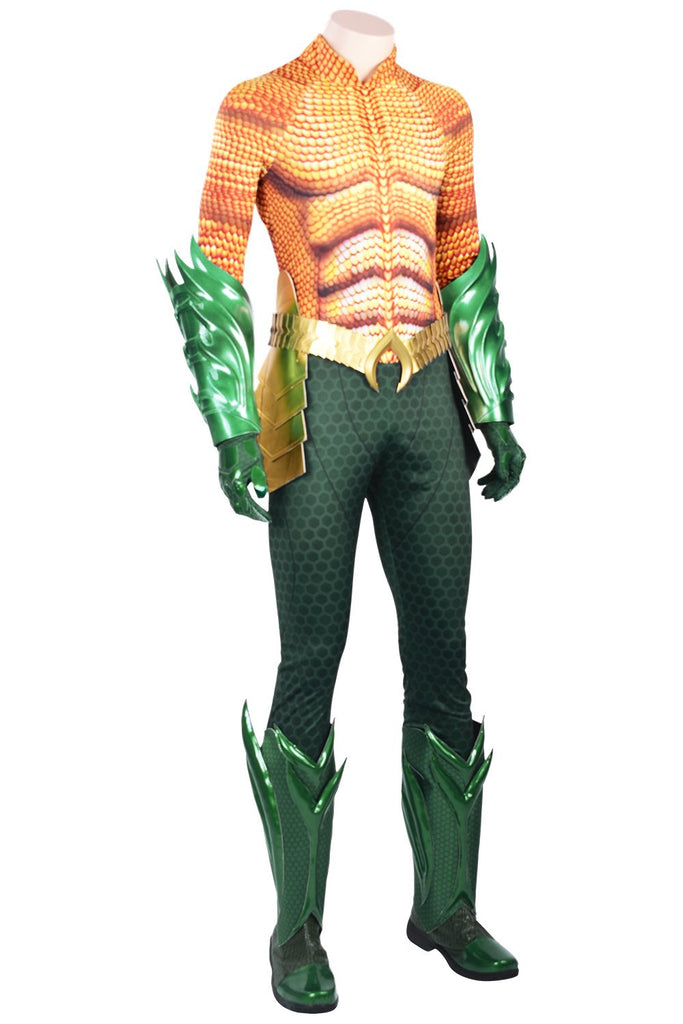 DC Justice League Aquaman Arthur Curry Outfit Cosplay Costume