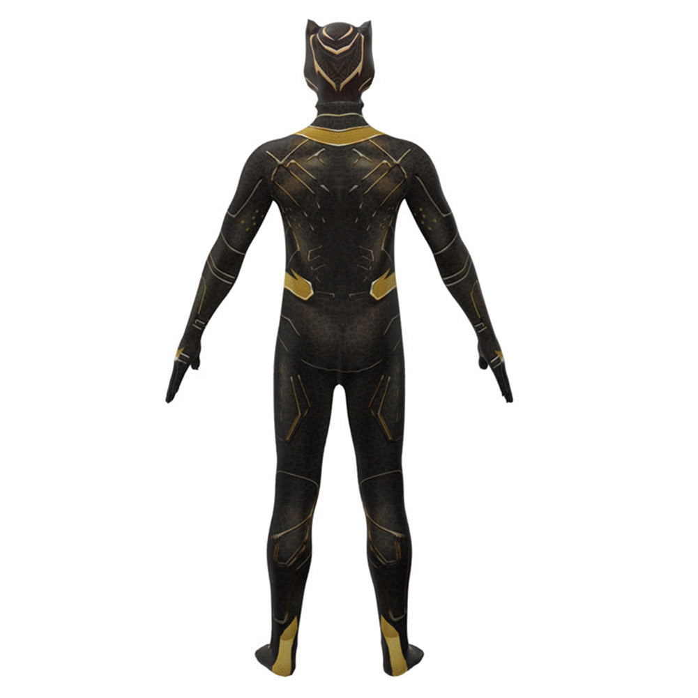 Men Black Panther：Wakanda Forever Cosplay Costume Jumpsuit Outfits Hal