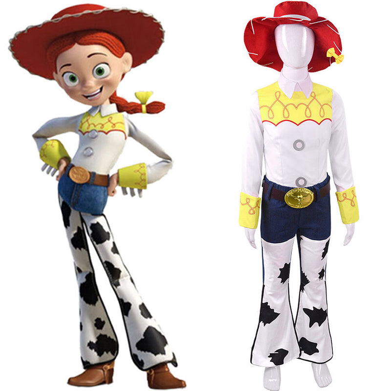 Kids Children Toy Story Jessie Cosplay Costume Outfits Halloween Carni