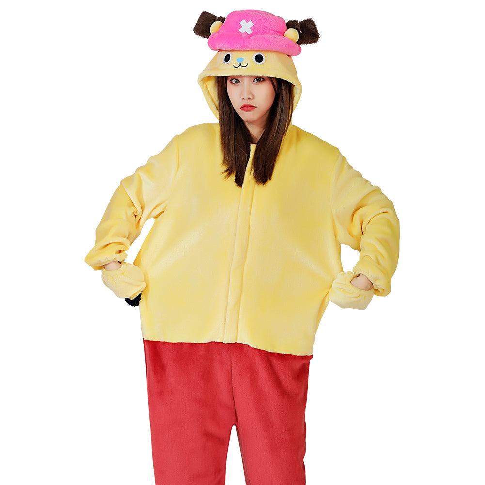 Anime One piece ·Chopper Pajama Adult Unisex Onesies Polyester Sleepwe