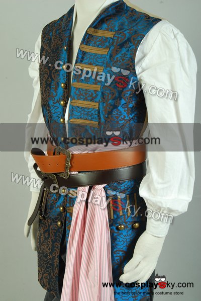 Pirates of the Caribbean: On Stranger Tides Jack Sparrow Vest Cosplay