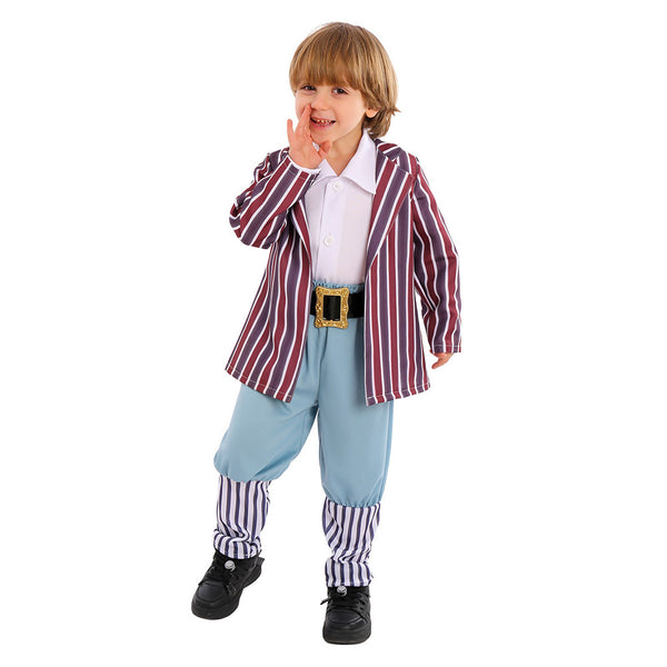 Wonka Movie Noodle Calah Lane Kids Children Dress Halloween Party Carn