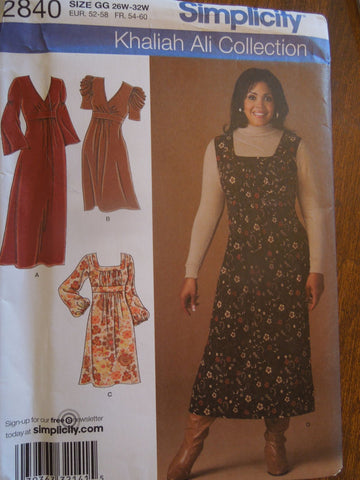 Girls Plus Size Dress or Jumper in Two Lengths and Knit Leggings Project  Runway Simplicity S0192 Sewing Pattern UNCUT 