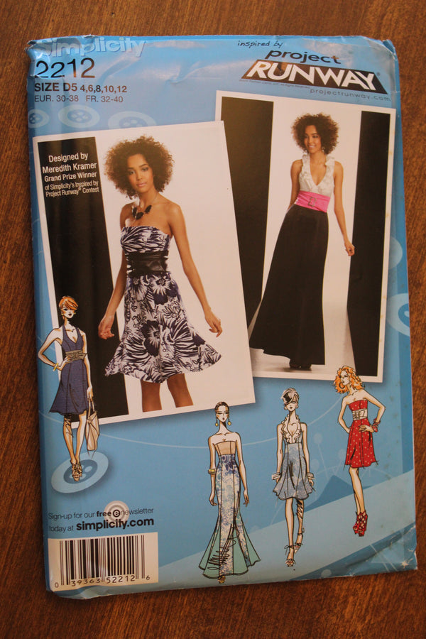 Simplicity 3823, Misses, Dresses, Lined, UNCUT sewing pattern