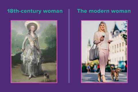 Women over the ages | History of period products