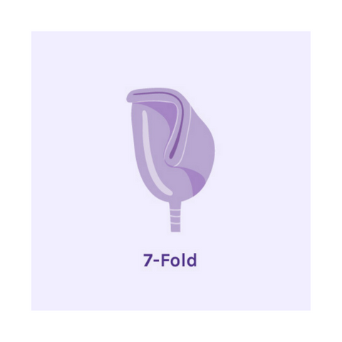 Seven-fold Menstrual Cup