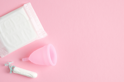 Traditional period products vs menstrual cup