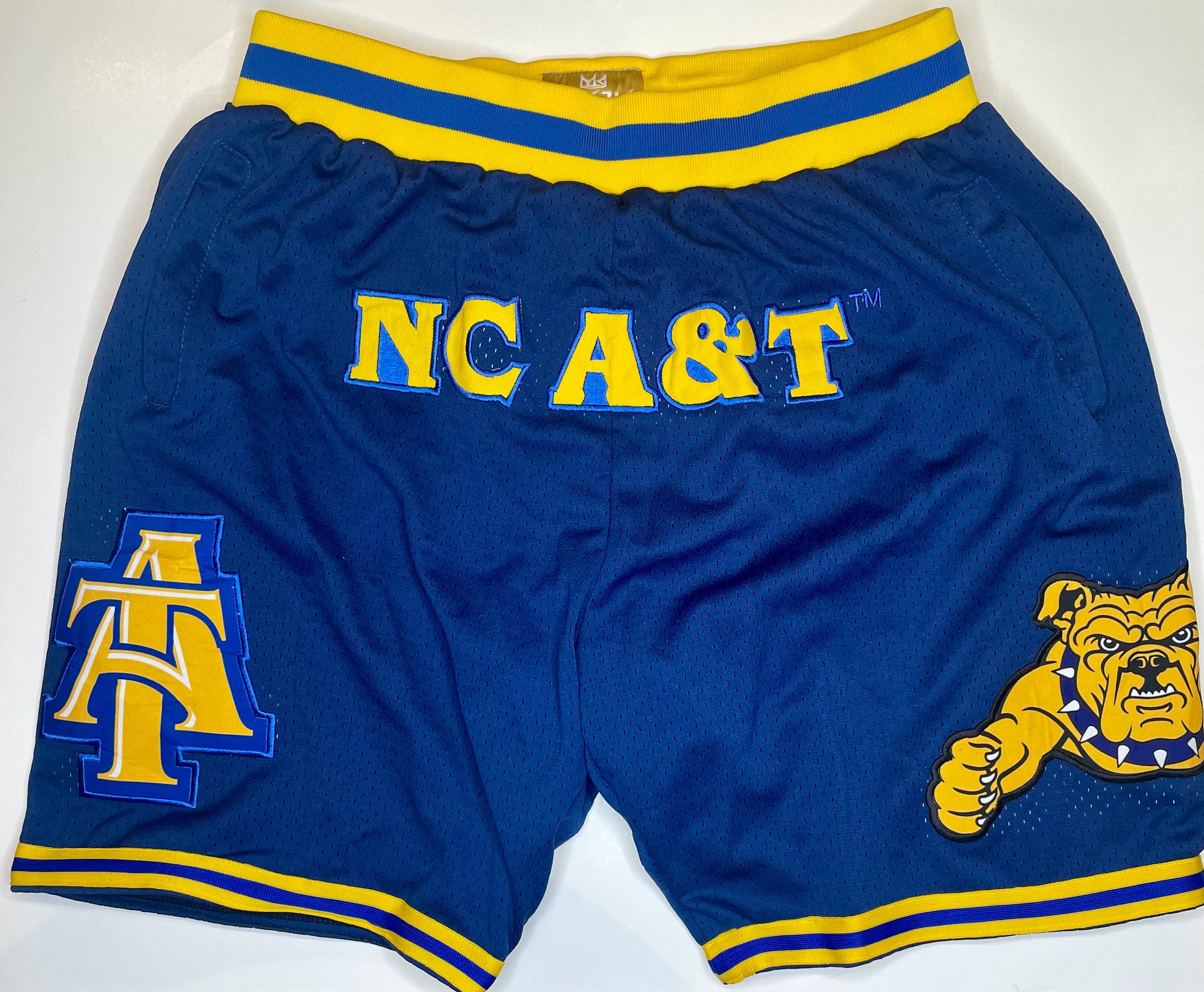 Nc a&t hot sale basketball shorts