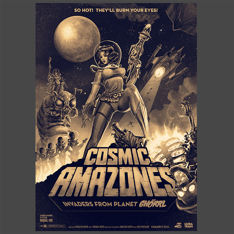 Cosmic Amazones poster artwork
