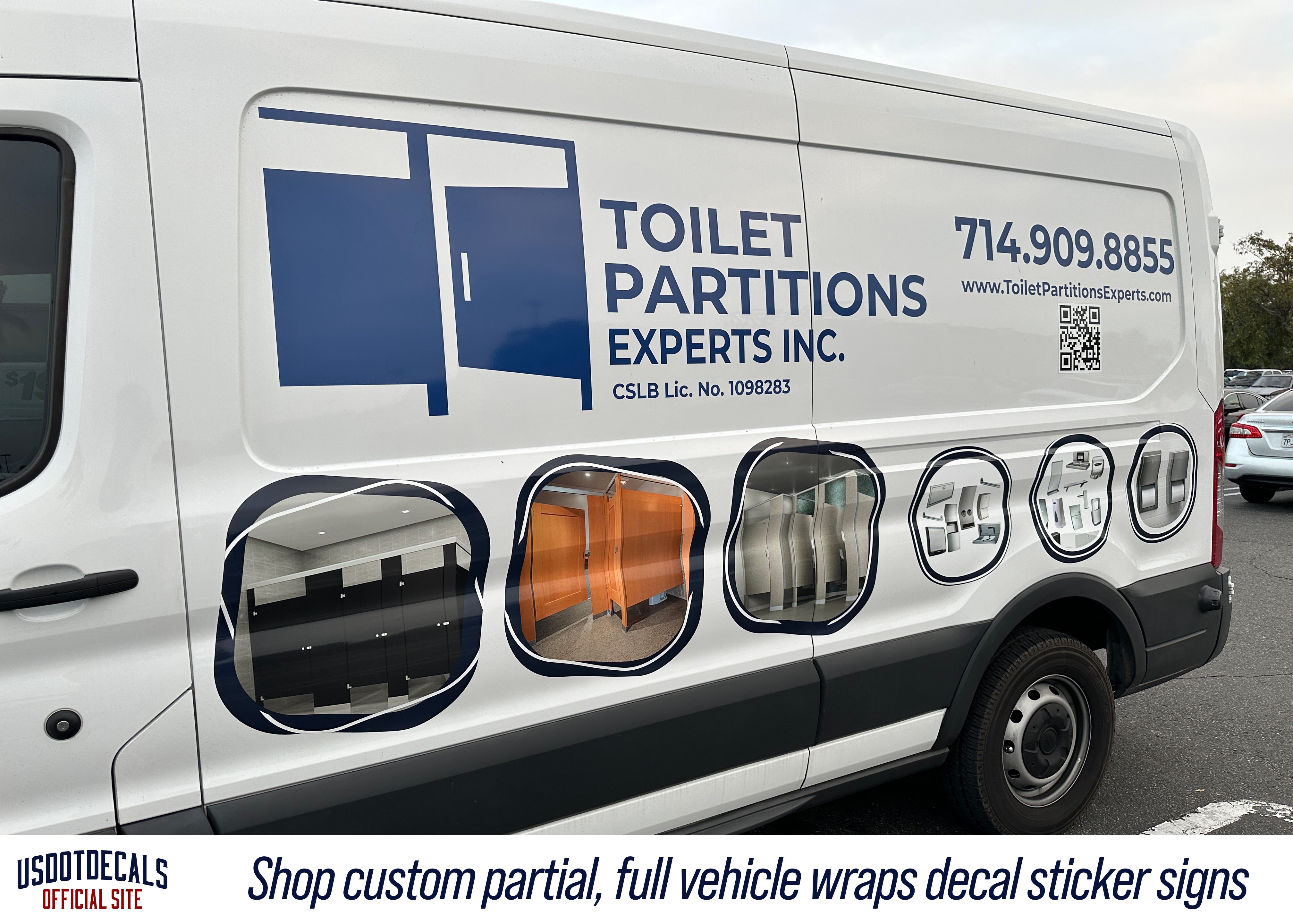 custom van partial wrap